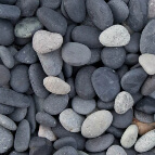 Beach Pebbles zwart