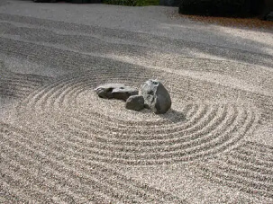 Japanse zen-tuin